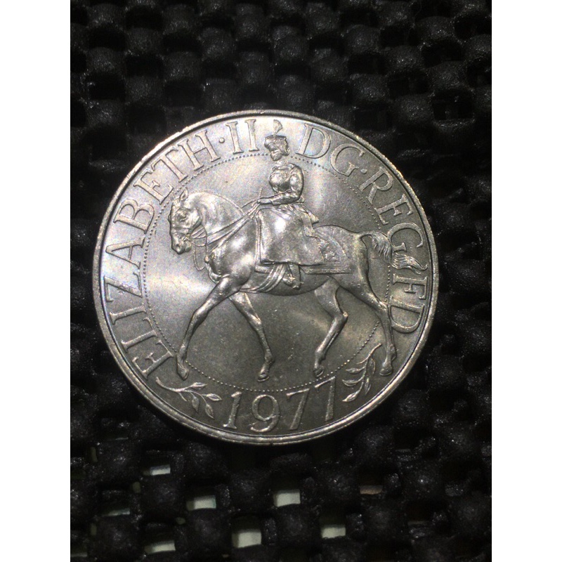 1977年英國伊麗莎白二世女王 25便士 銀禧紀念幣