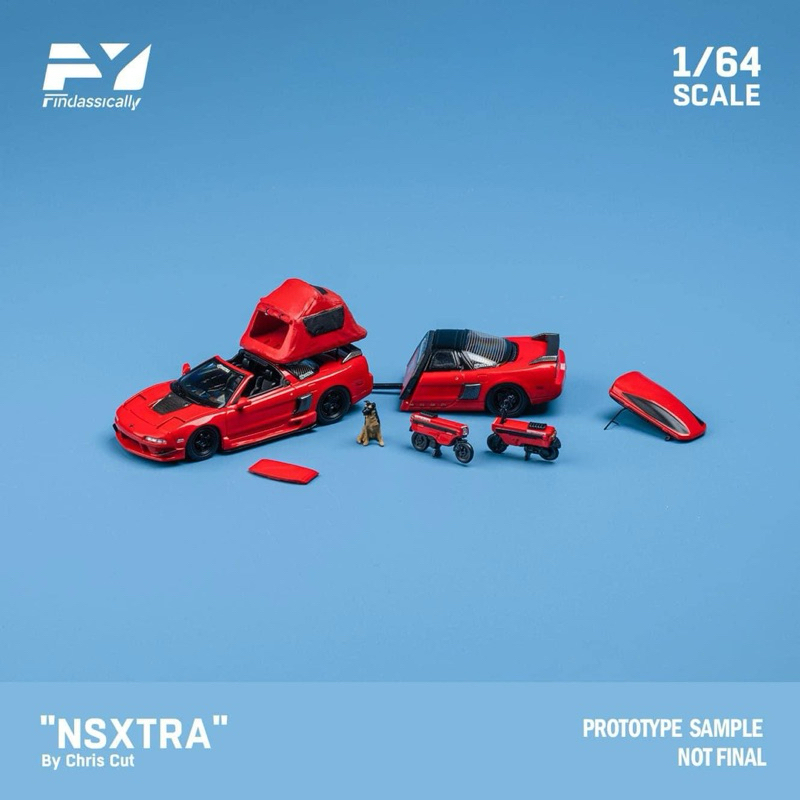 Finclassically (FY) 1/64 NSX TRA by Chris Cut 紅色大全套