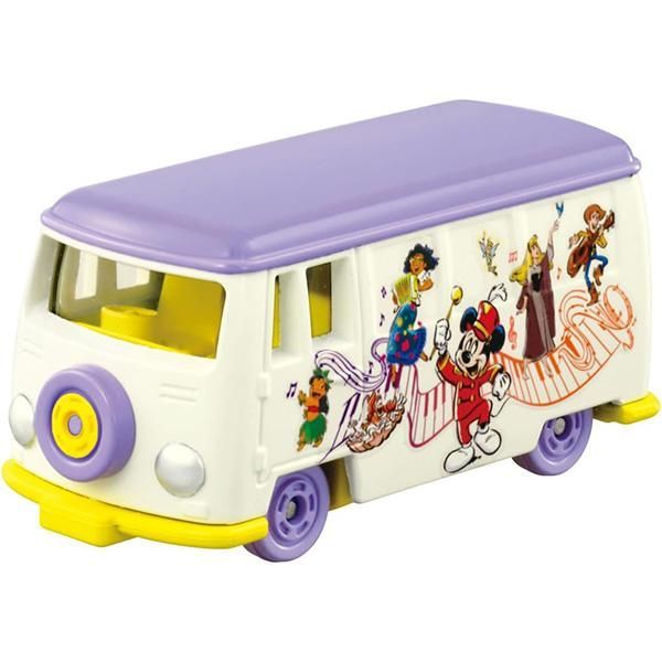 TOMICA 多美小汽車 夢幻迪士尼小汽車 TOMICA 迪士尼 100週年巴士 經典版(紫)