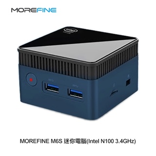 『3年保固』-MOREFINE M6S 迷你電腦(Intel N100 3.4GHz)迷你主機 台灣出貨 買就送行動電源