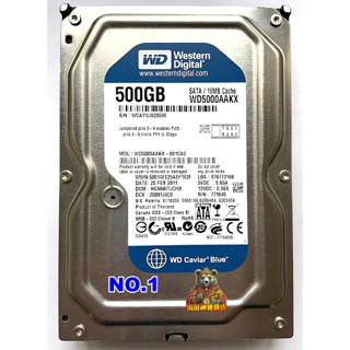 WD硬碟 3.5吋 500GB SATA3 6Gb/s WD5000AAKX 威騰 藍標 Blue 珍藏二手良品釋出