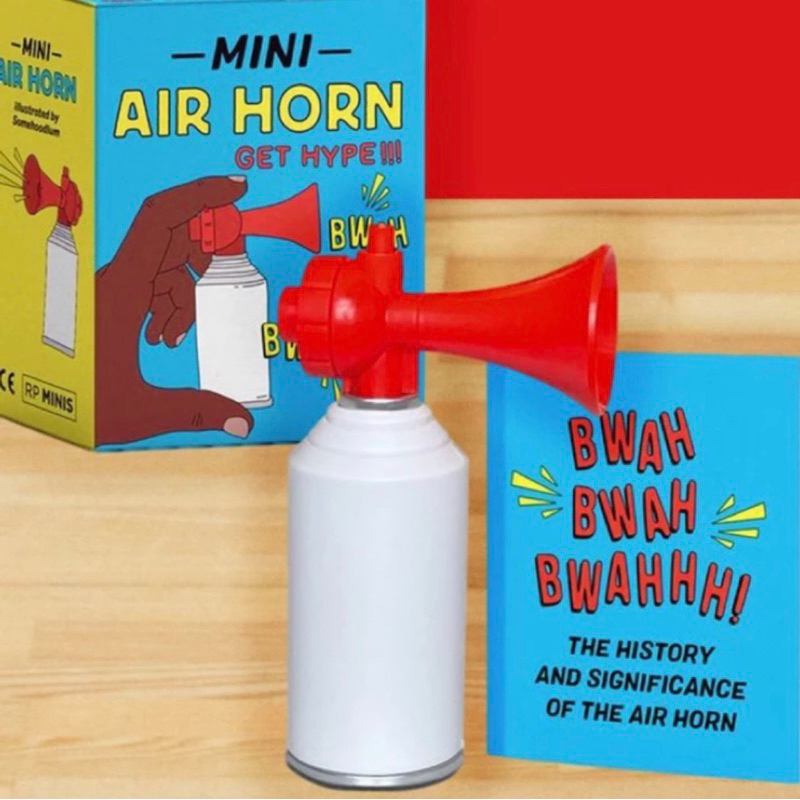現貨🌟迷你空氣喇叭 迷你玩具 Mini air horn 空氣喇叭 造勢喇叭 舒壓小物 療癒小物 美國玩具