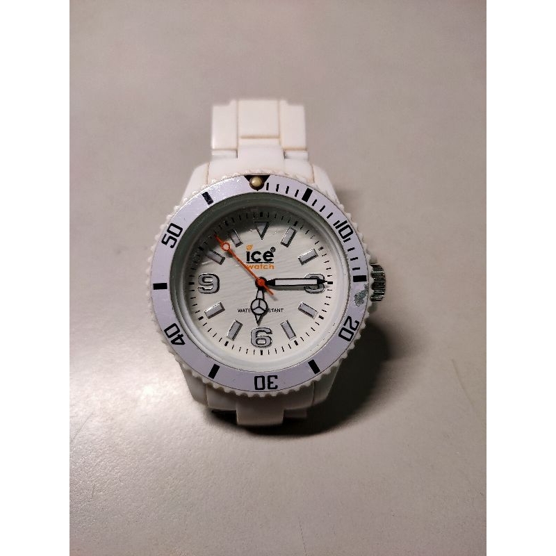 比利時ice watch白色果凍手錶