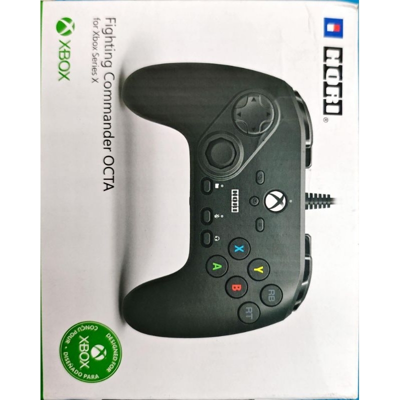 二手Xbox Series X/S原廠授權 HORI OCTA 格鬥有線控制器 盒裝 AB03-001 PC 功能正常