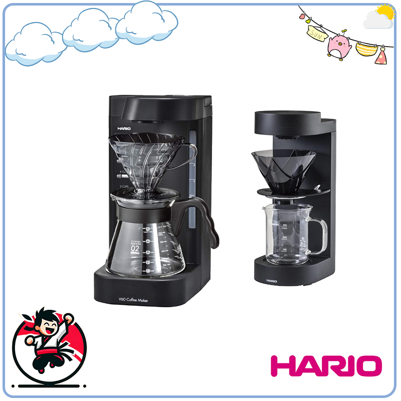 日本 HARIO 咖啡機 V60 咖啡王二代  手沖咖啡機 保溫 濾滴式 EMC-02-B