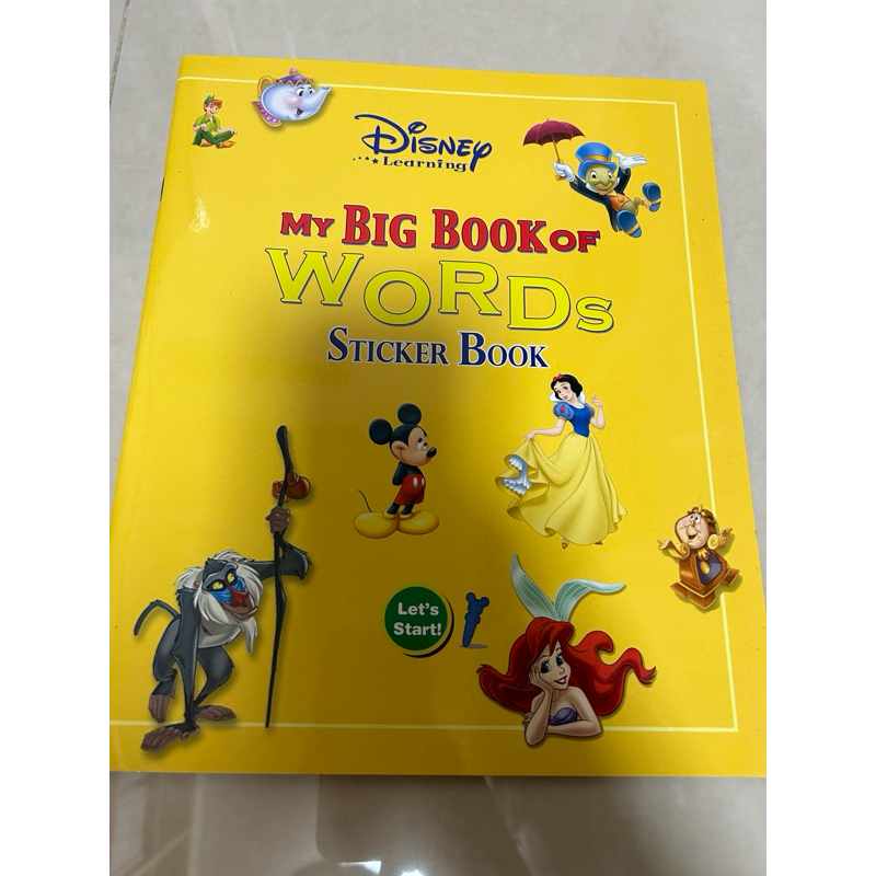 寰宇迪士尼美語 貼紙書 sticker book