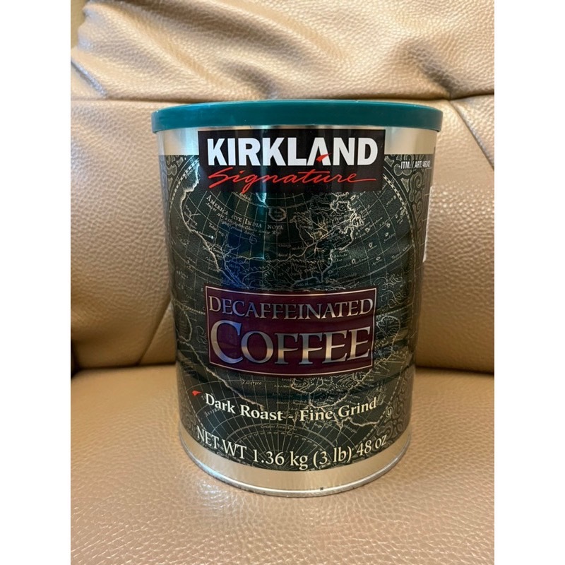 KIRKLAND 減咖啡因濾泡式咖啡粉一瓶1360g   639元--可超取付款（限2罐）
