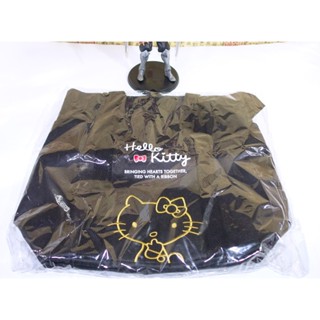 「出清便宜賣」【正版】HELLO KITTY 凱蒂貓 刺繡 肩背包 側背包 包包 手提袋 書包 收納袋 手提袋 購物袋