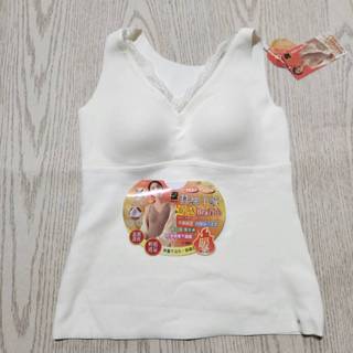 全新台灣現貨NO:3852蠶絲羊絨暖感Bra女用背心加大