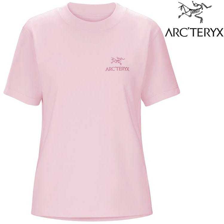 Arcteryx 始祖鳥 Envoy Emblem 女款 短袖休閒Tee/棉T X000008006 野玫瑰粉