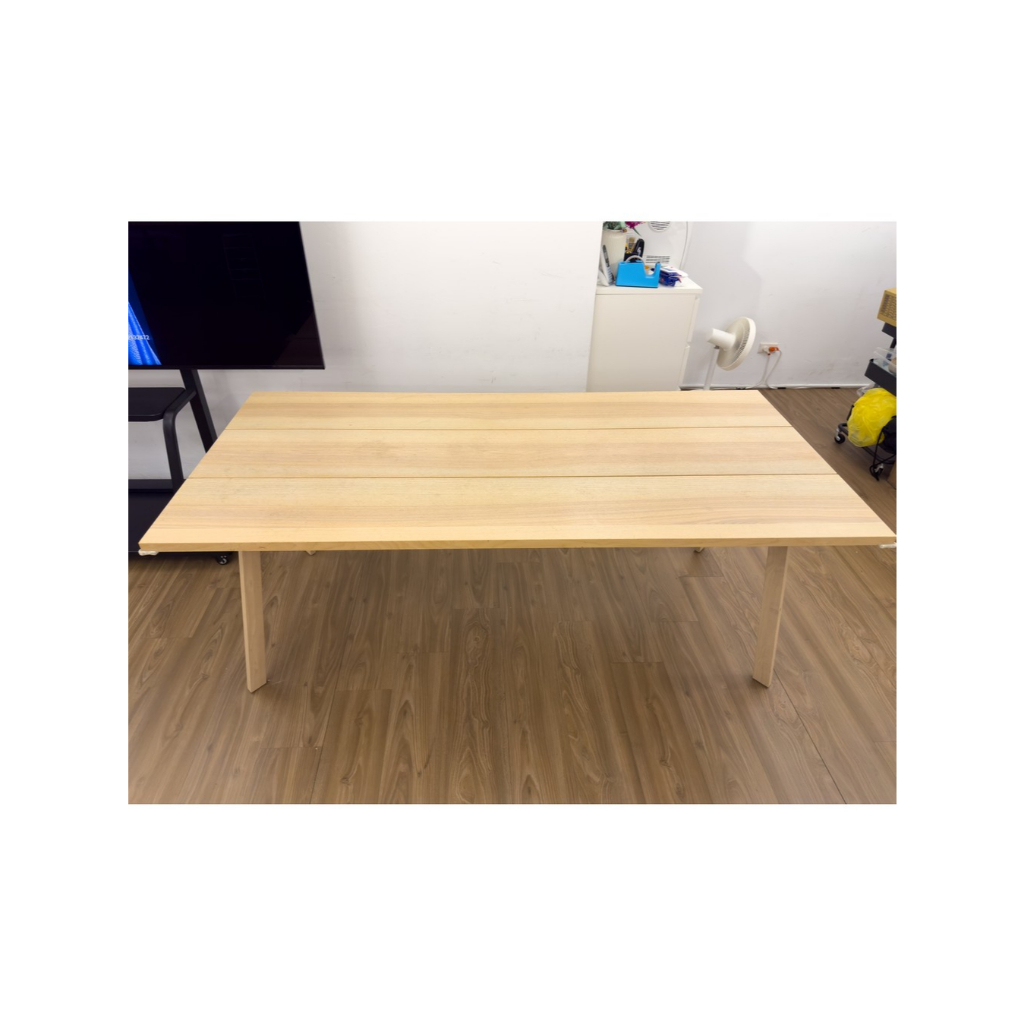IKEA 宜家 YPPERLIG 梣木長桌 餐桌 工作桌 會議桌 電腦桌 原木色 200x90x74