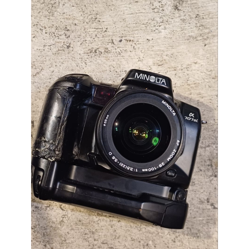 (單鏡頭)(送機身) Minolta  28-100mm f4-5.6 變焦鏡頭 A707 si 高階底片相機 單眼相機