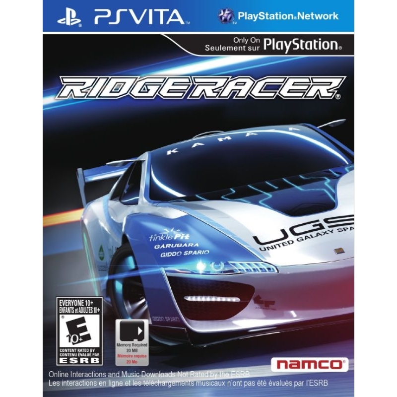 ［二手遊戲］Sony PSV 實感賽車Ridge Rancer（裸片）