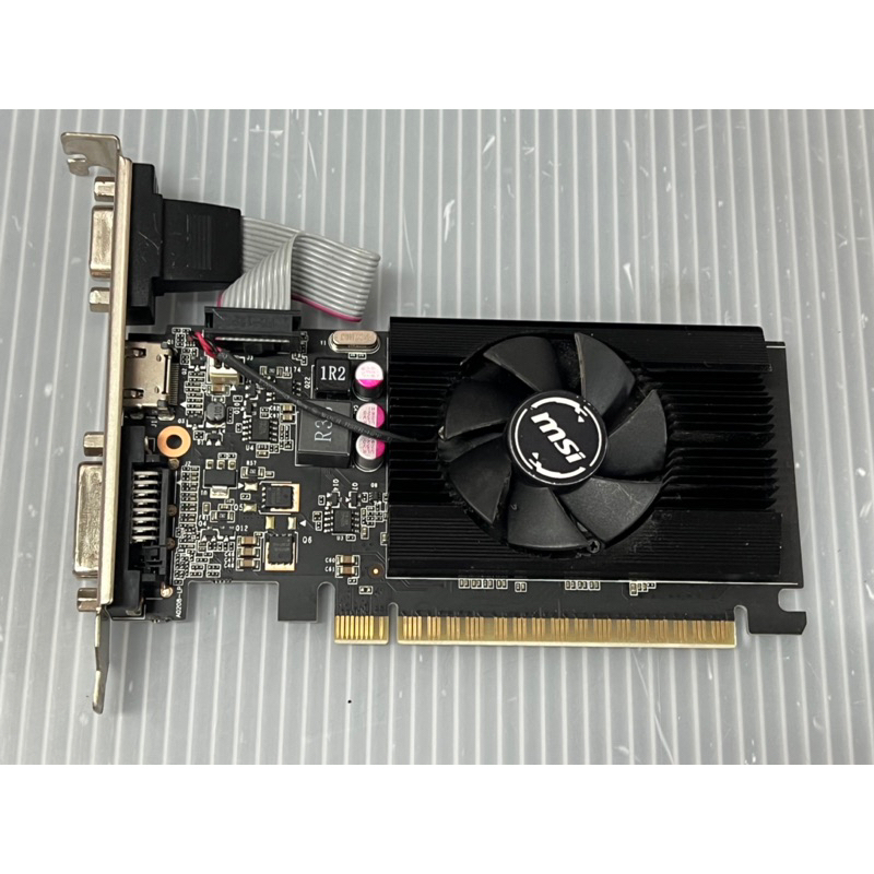 電腦雜貨店～微星MSI GT710 2GD3 LP DDR3/2G 顯示卡 二手良品$700