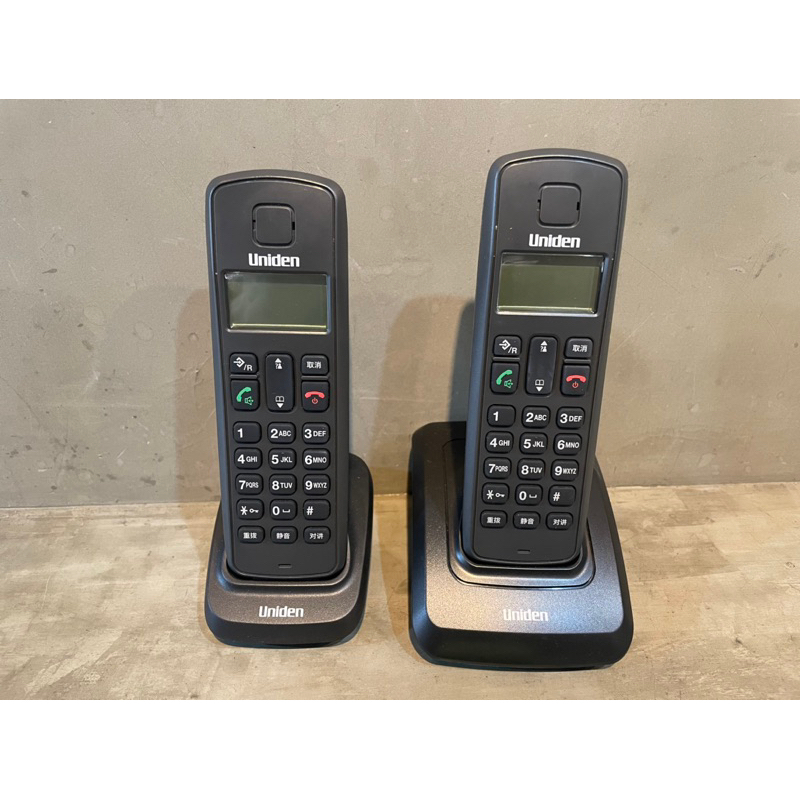 Uniden 友利電 3301 子母機 數位無線電話 (9.9成新)