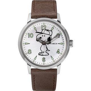 TIMEX 天美時 x SNOOPY 限量聯名系列 史努比棒球款腕錶 40mm ( TXTW2R94900 )