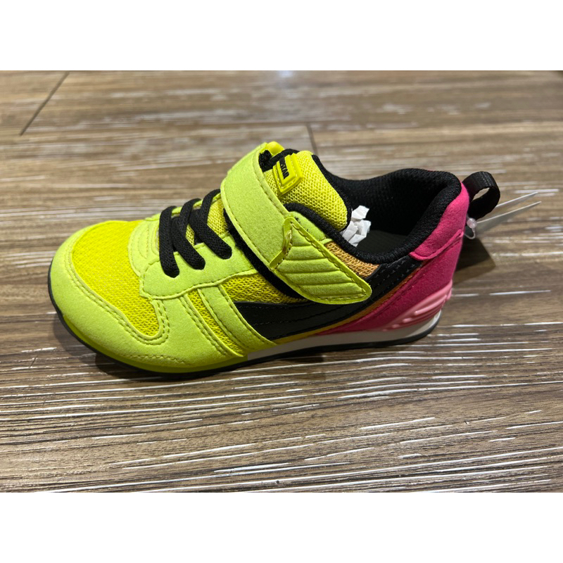 日本月星Moonstar機能童鞋HI系列寬楦頂級學步鞋款-黃色(I9696)
