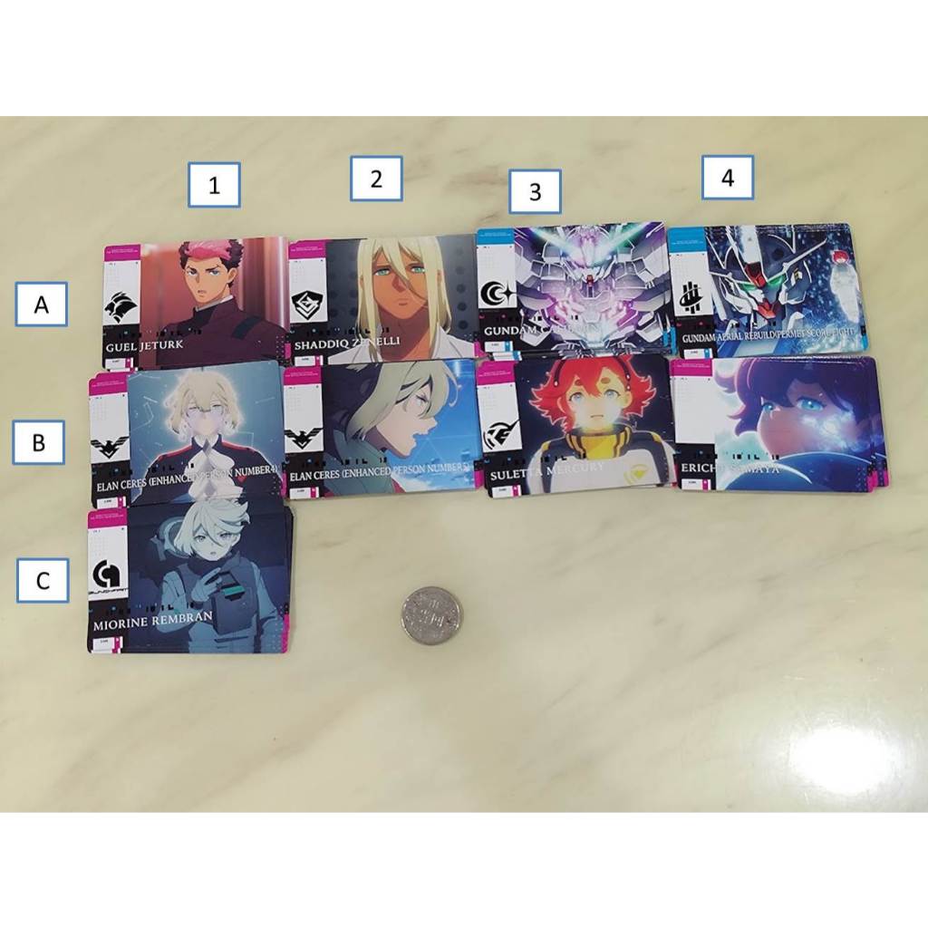 [睡睡蛙小池] 鋼彈 水星的魔女 收藏卡 餅卡 拍立得 蘇萊塔 米奧琳涅 古爾 伊蘭 沙迪克 雀丘 妮卡 蘇菲 N卡