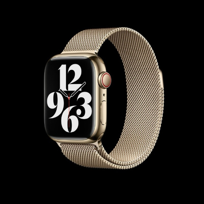 『原廠全新僅試戴』金色 米蘭式錶環/錶帶 38/40/41mm  apple watch 金屬錶帶