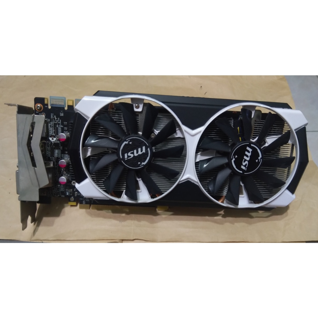 MSI 微星 GTX 970 4GD5T OC 顯示卡需外接6PIN+6PIN電源