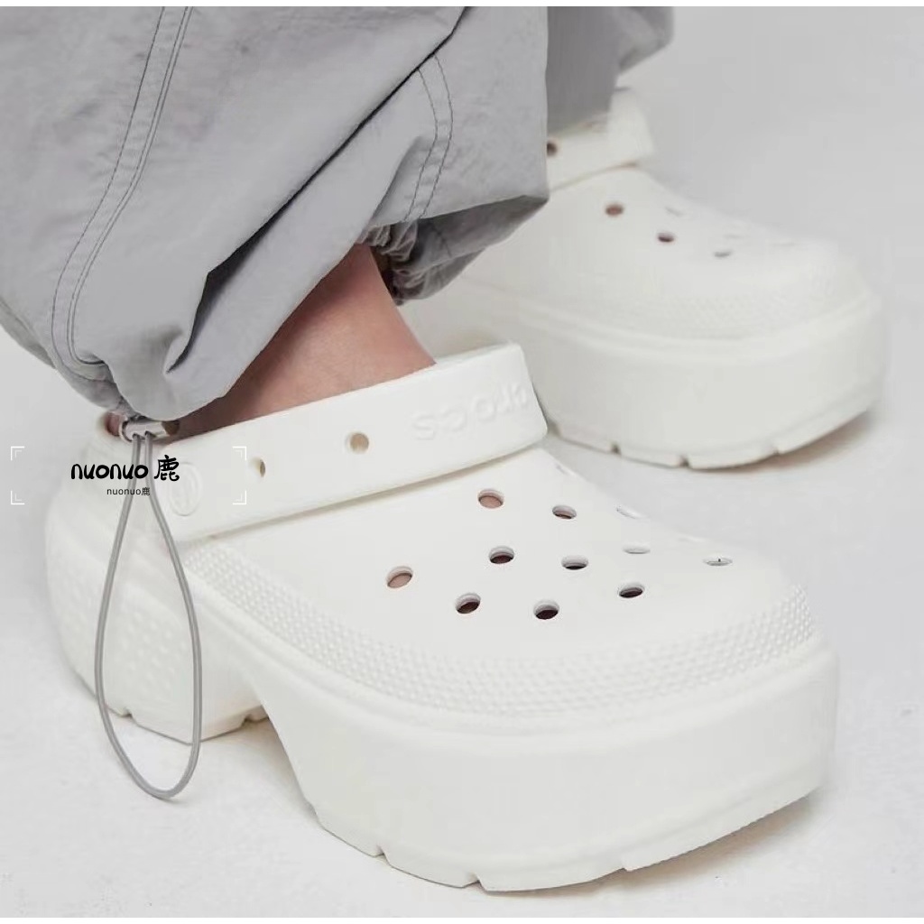 【nn鹿】韓國直購 crocs CLASSIC CLOG 洞洞鞋 雪屋 穆勒鞋 增高 厚底 防水 厚底鞋