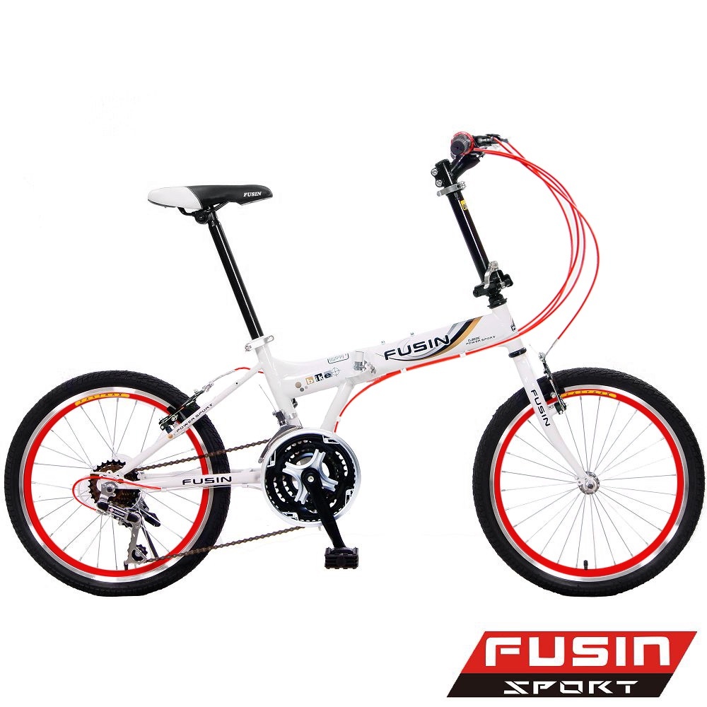 【FUSIN】新騎生活F101 20吋21速摺疊自行車-DIY組裝