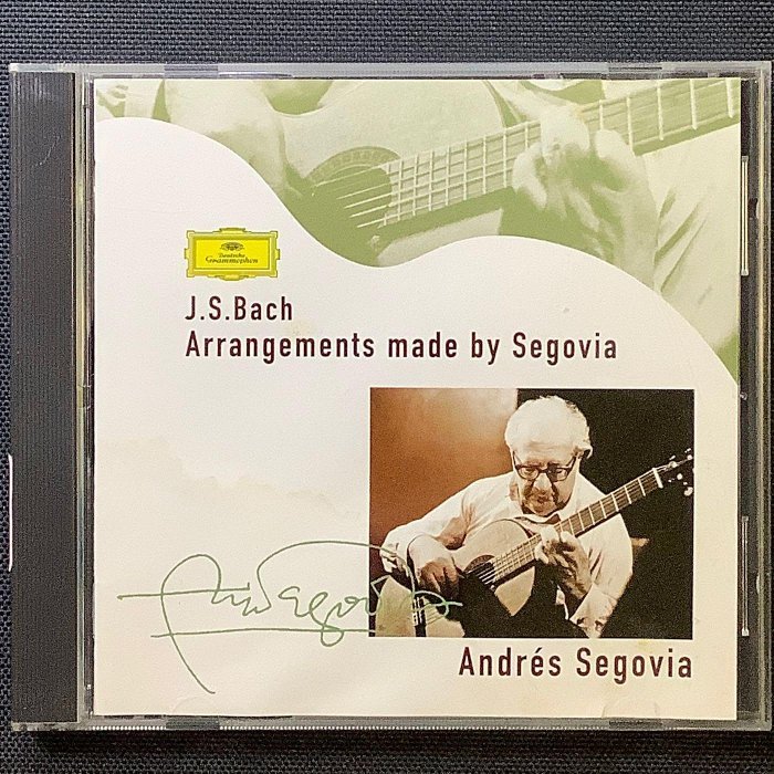Bach巴哈-無伴奏大提琴組曲（吉他版）Segovia塞戈維亞/吉他 2002年日本版
