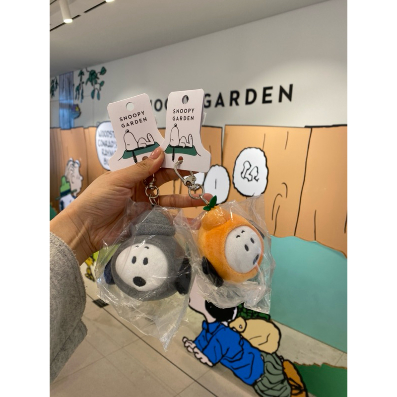 『現貨在台』韓國濟州島限定Snoopy Garden史努比玩偶 石頭爺爺 橘子 掛飾 鑰匙圈