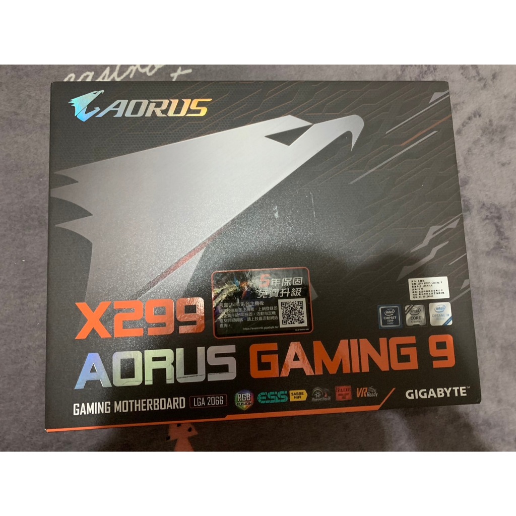 🍀HAO🍀X299 AORUS Gaming 9 + Intel® Core™ i7-7820X(故障品)