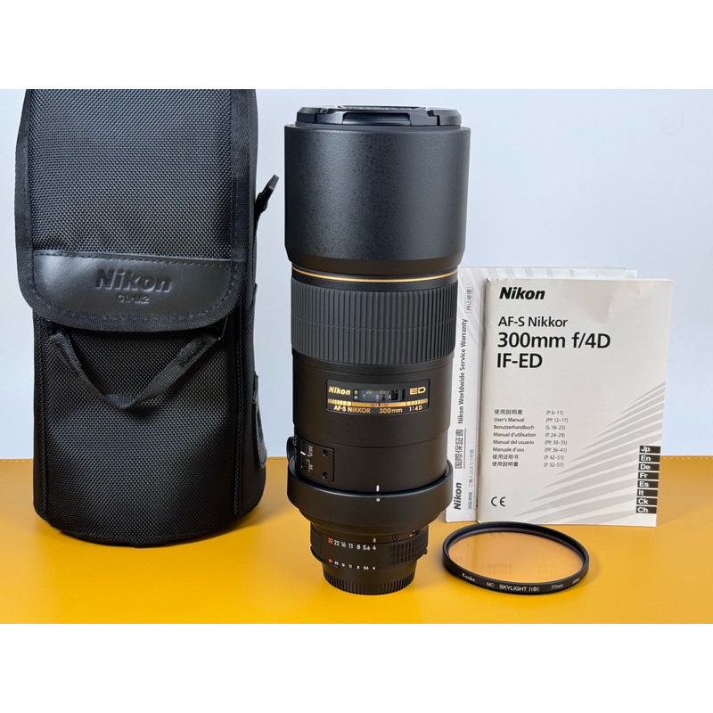 🔹 Nikon AF-S 300mm F4D ED級 經典定焦望遠鏡頭 全幅鏡🔹