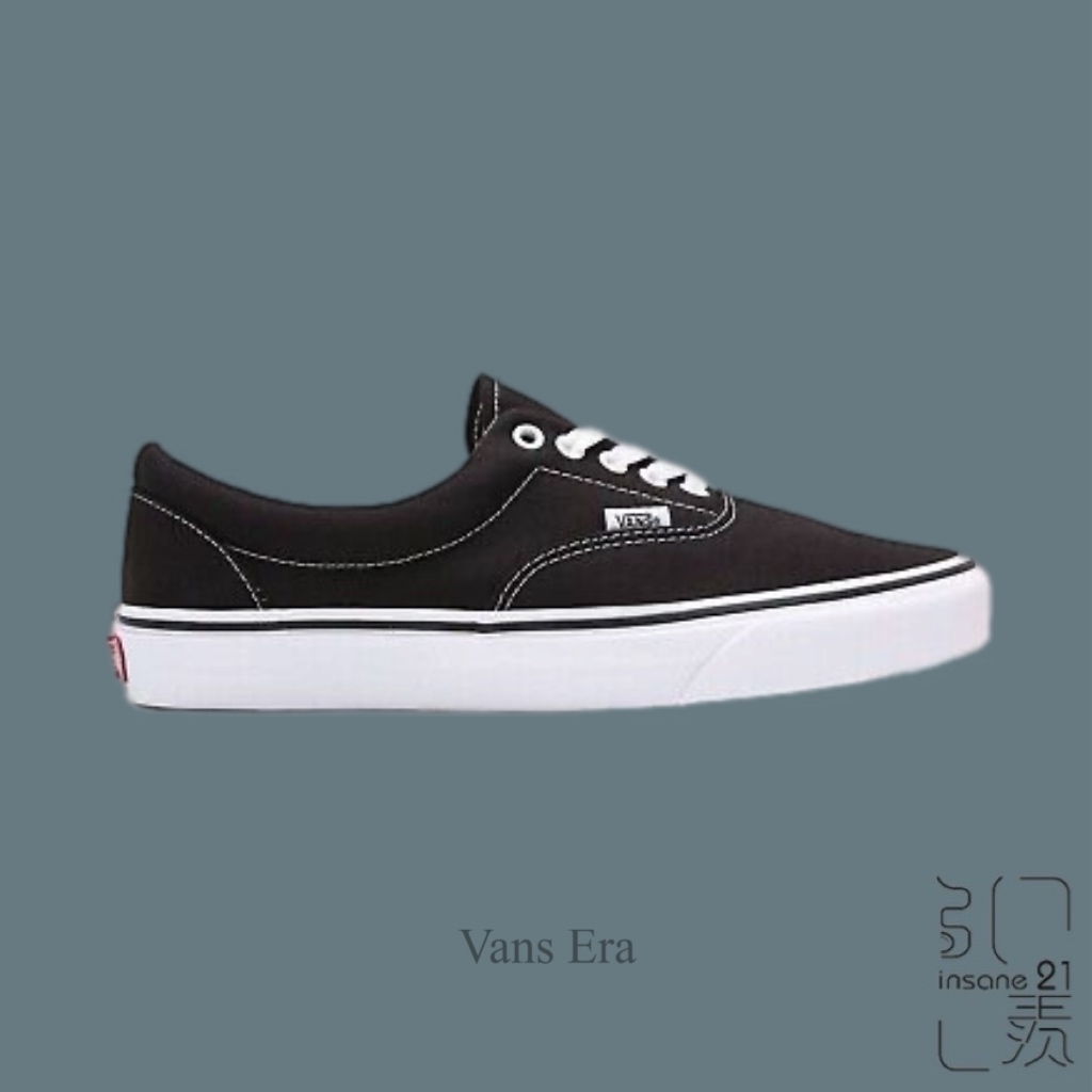 VANS ERA 黑白 基本款 帆布鞋 滑板鞋 板鞋 基本款 休閒鞋  VN000EWZBLK【Insane-21】