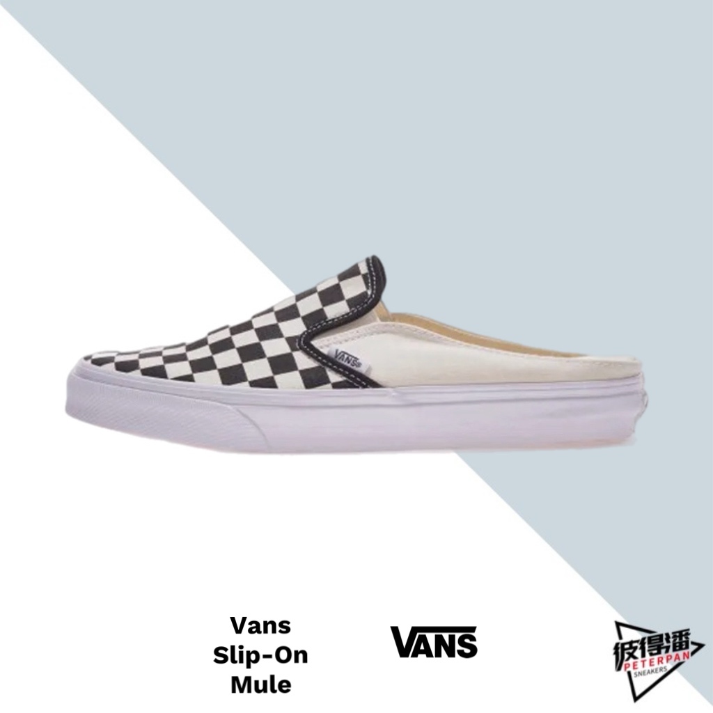 VANS SLIP-ON MULE 棋盤格 懶人鞋 休閒鞋 VN0004KTE01【彼得潘】