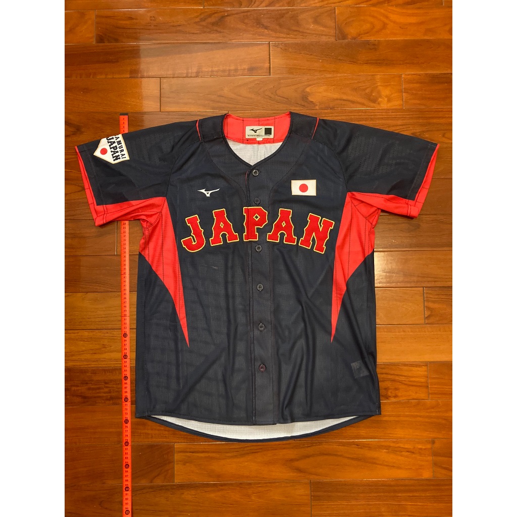 電繡款 2023WBC 日本武士隊 國家隊 客場球衣 Mizuno製 (罩衫 美津濃 NPB 棒球 12強 刺繡 經典賽