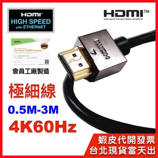 【隔日到貨】HDMI 4K60hz 4k 細線 極細 鋅合金超窄接頭 施工 資訊盒 走線 方便攜帶 簡報