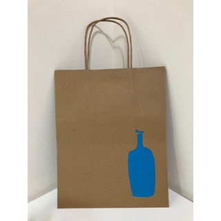 (全新) Blue Bottle Coffee 藍瓶 牛皮紙袋 文青提袋