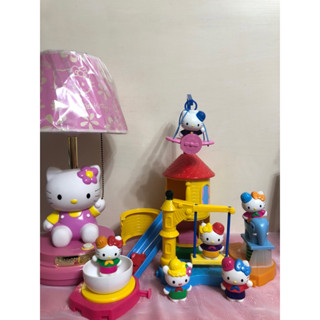 2001年 絕版Hello Kitty凱蒂貓 遊樂園玩具珍藏套組