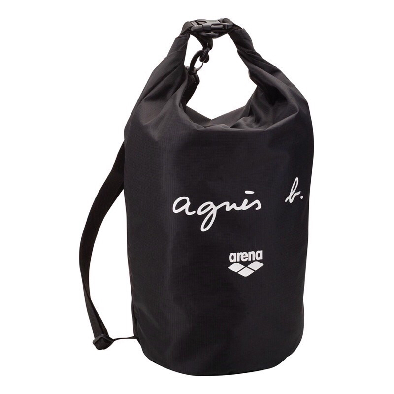 現貨 日本代購 agnes b. x arena AGNES2329 黑色 時尚 裝備袋 收納 泳具袋 手提包 斜背包