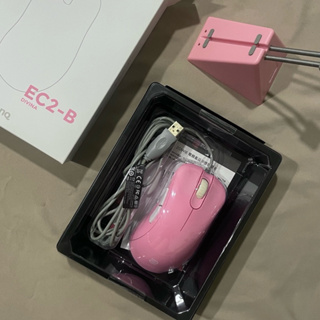 ZOWIE卓威 EC2-B 有線電競滑鼠 粉色 贈集線器