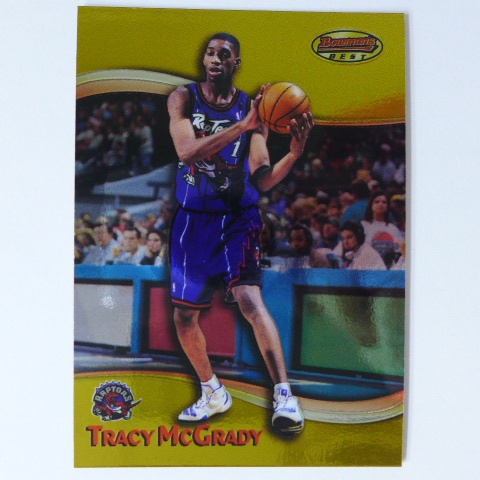 ~Tracy McGrady~名人堂/麥葛瑞迪/T麥 1999年Bowmans Best.金屬設計籃球卡