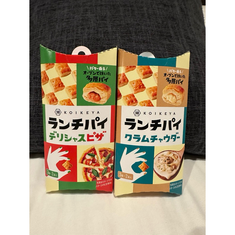 日本代購🇯🇵湖池屋餅乾 一口酥 濃湯/披薩 餅乾 千層酥 3個X2袋