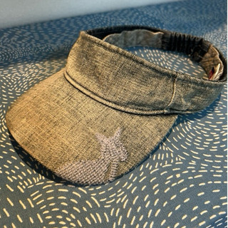 正版Kangol 帽早期刷舊復古牛仔遮陽帽空頂帽老帽古著vintage S/M