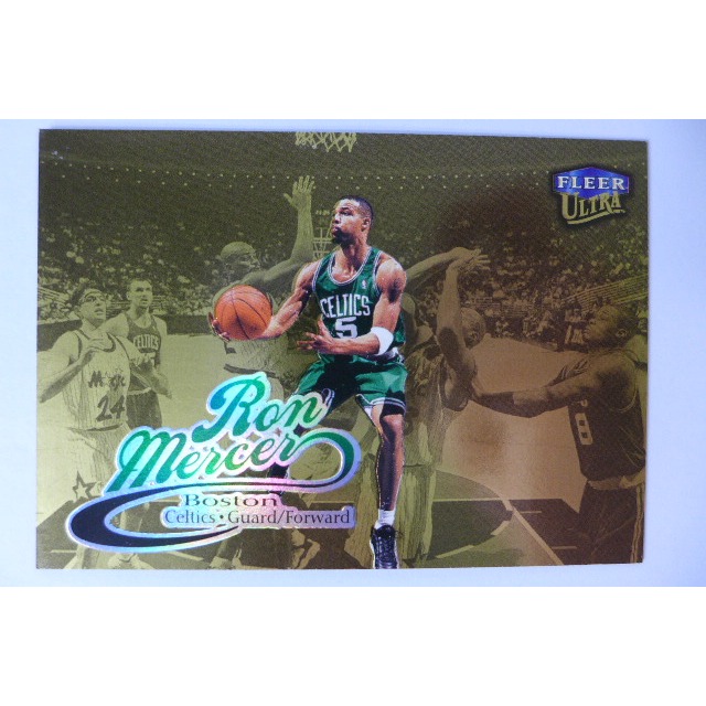 ~Ron Mercer/NBA球星/朗·默瑟~1998-99年Ultra Gold.NBA金版特殊卡