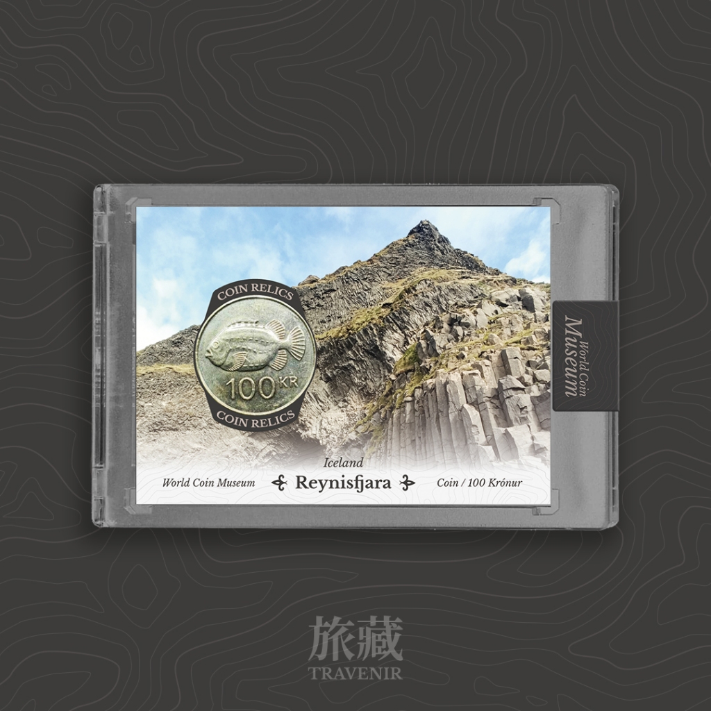 旅藏｜冰島硬幣卡 黑沙灘 Iceland 100 克朗 原封殼 冰島紀念品 外國 旅遊  (非 Goodwin)