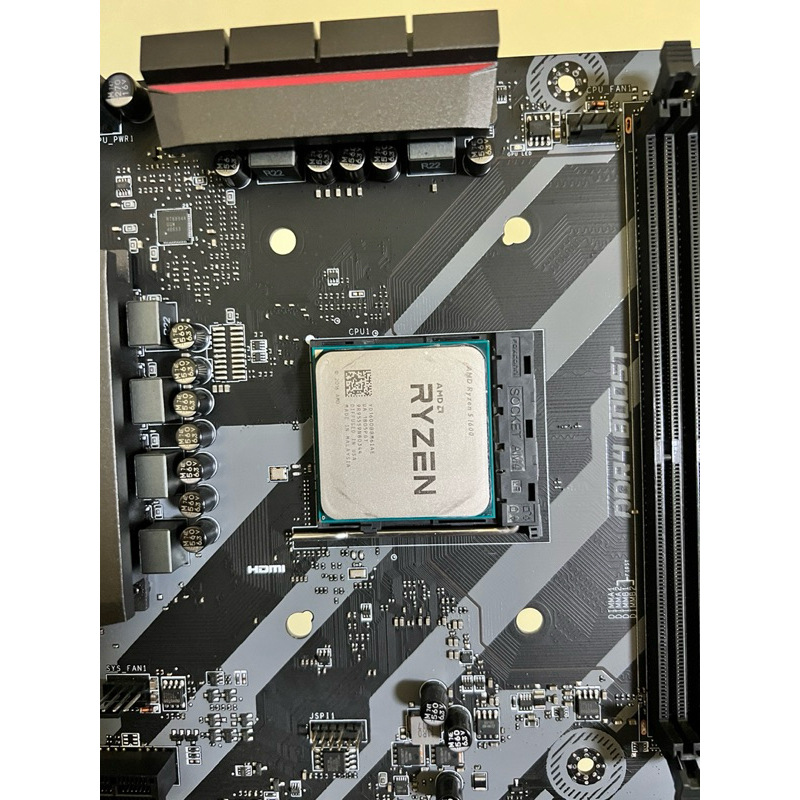 MSI B350 + R5 1600微星主機板加AMD核心