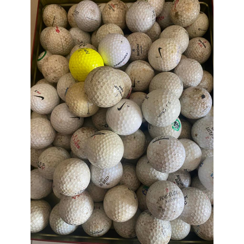 【GreenHat Golf Select】二手高爾夫球（titleist滷蛋球.練習球.隨機出球）OB球.