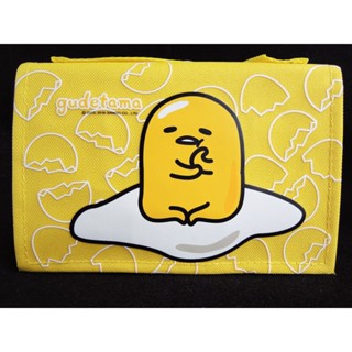 現貨速出 全新 蛋黃哥 三麗鷗 Sanrio 正版 小書包 方型包 方包 收納包 化妝包 零錢包 卡片包 票卡 萬用包