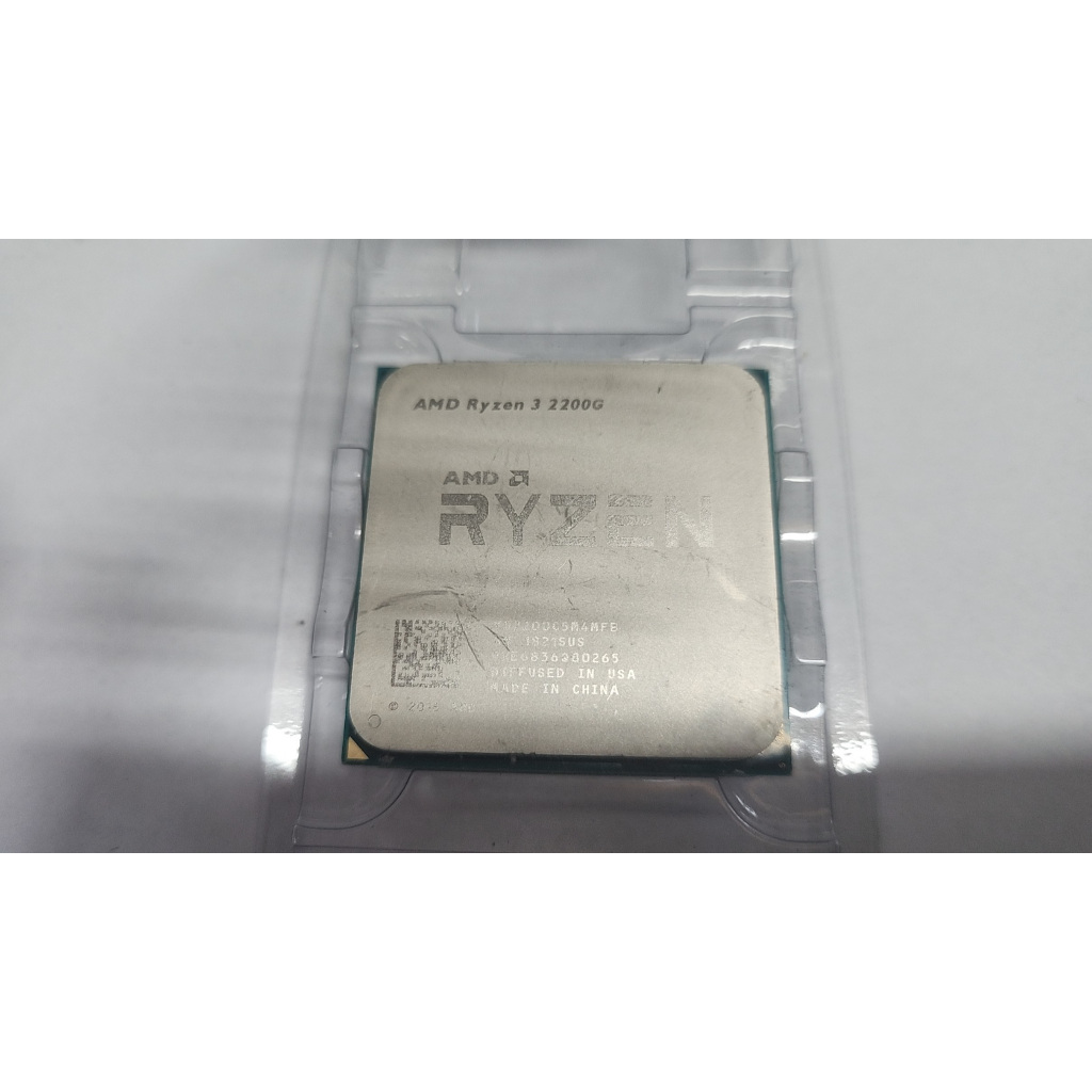 含稅 AMD Ryzen 3 2200G 3.5 GHz AM4 保固1個月 05C771