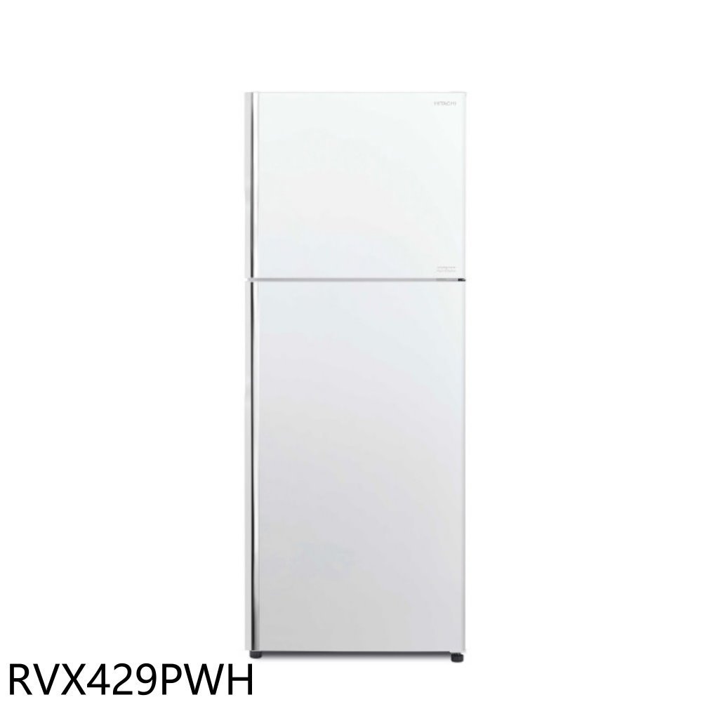 《再議價》日立家電【RVX429PWH】417公升雙門(與RVX429同款)冰箱(含標準安裝)