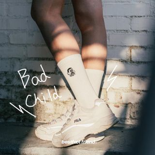 【GSELECT】Best Foot Friend - Bad Child 壞小孩 襪子 襪 長襪 純棉 bff 大頭