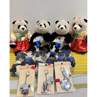 現貨 愛寶樂園 福寶 工牌娃娃 手機支架 貼紙 熊貓 貓熊